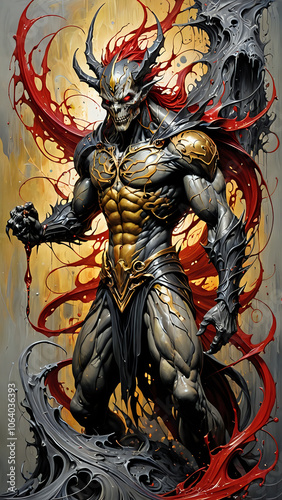 Wallpaper Mural Abstraktion Fragment mentaler Unsicherheit 9х16. Hintergrund für das Design 5. Torontodigital.ca