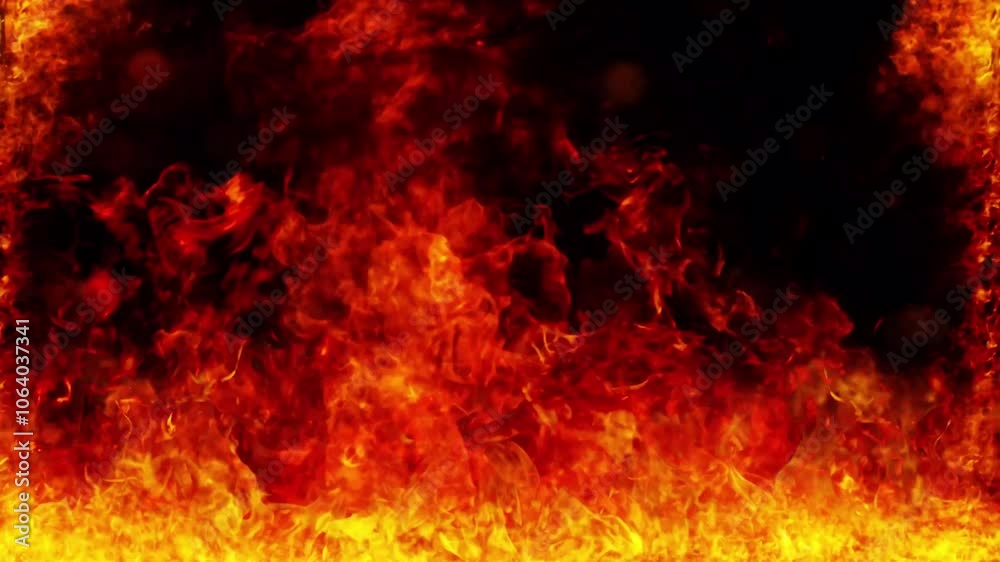 background of burning red flames background of burning red flames