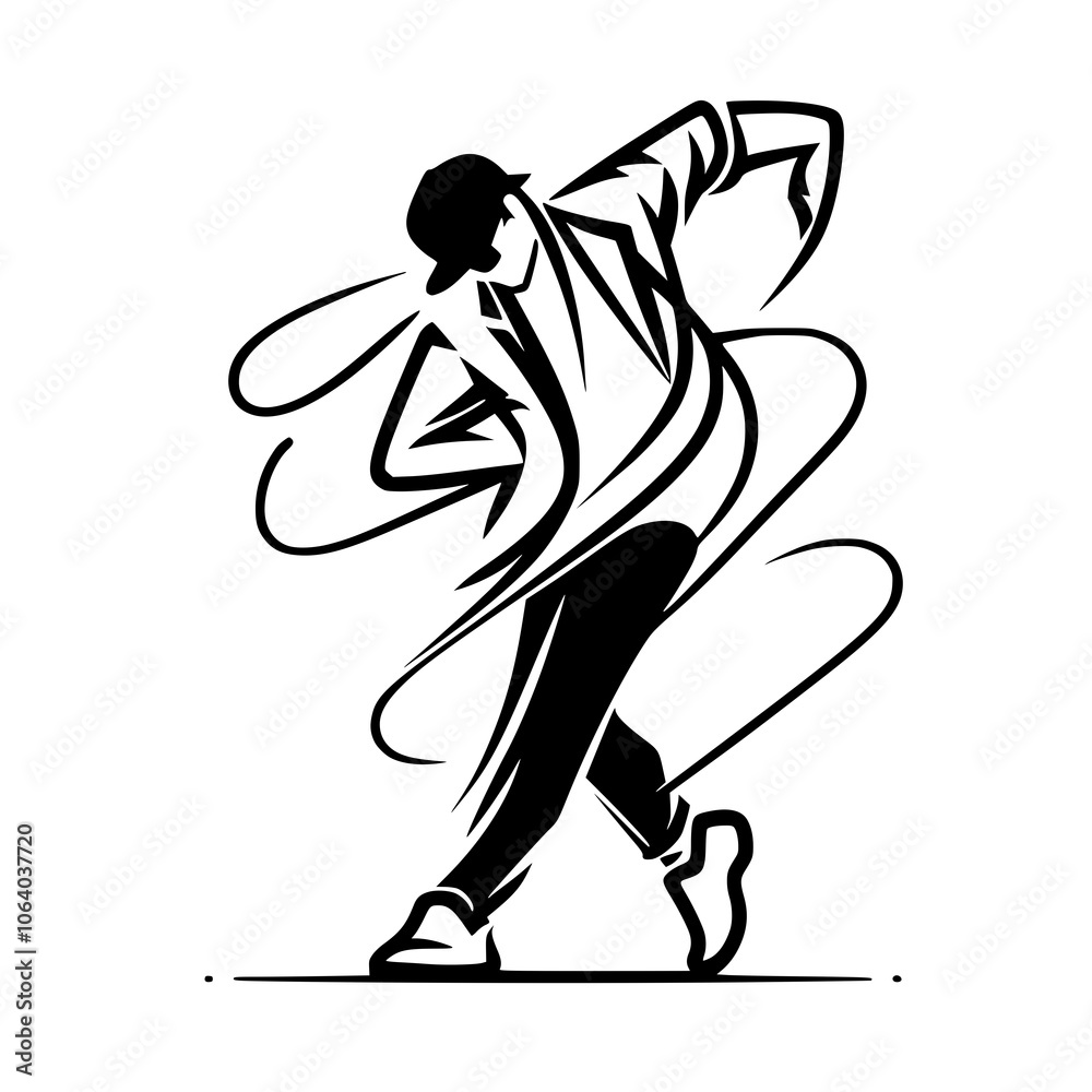 Black and White Vector Silhouettes of Dancers in Aesthetic and Dynamic Poses – Minimalist Art for Motion and Expression Black and White Vector Silhouettes of Dancers in Aesthetic and Dynamic Poses – Minimalist Art for Motion and Expression