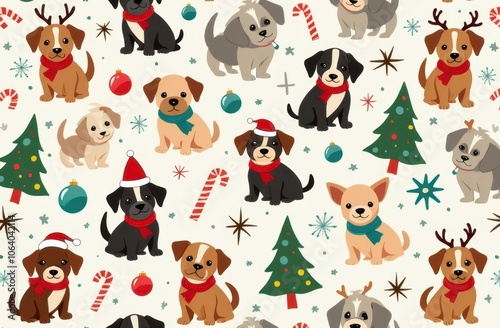 A Puppies Christmas Decoration Paper At 3-11-2024