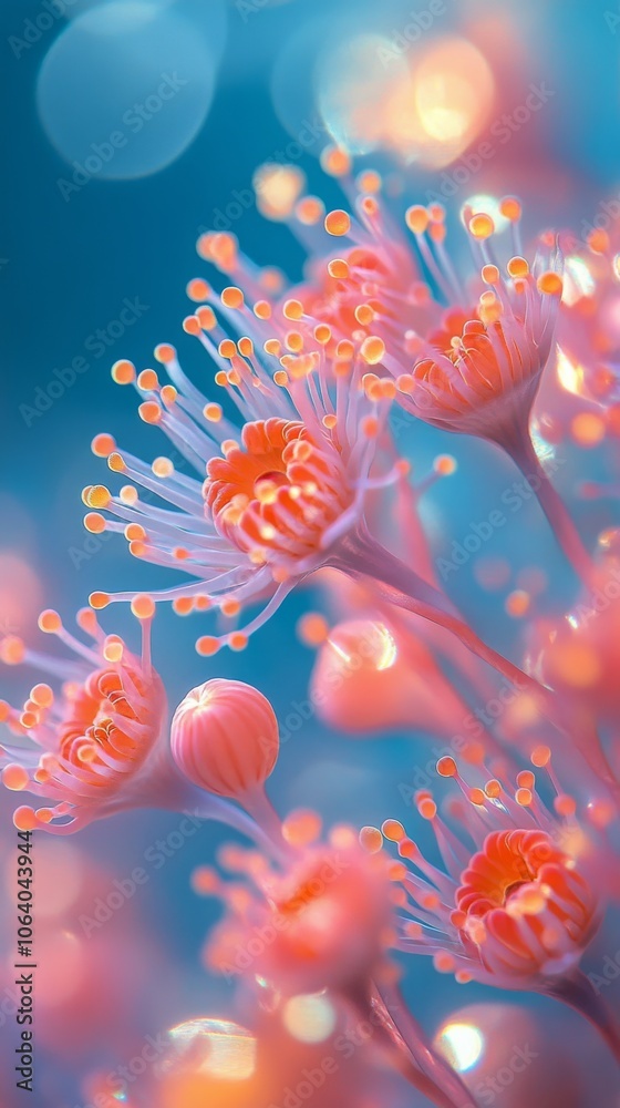 Beautiful pink flowers with delicate petals blooming in a vibrant garden during springtime Beautiful pink flowers with delicate petals blooming in a vibrant garden during springtime