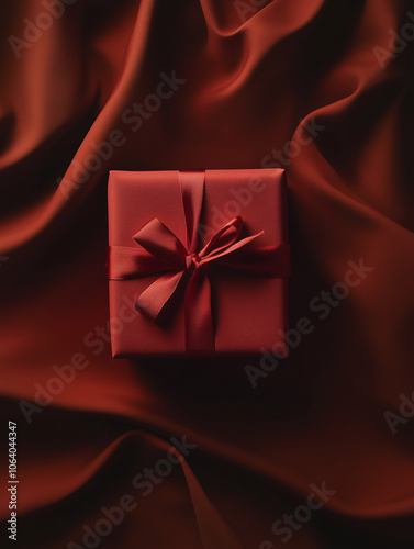 gift box with ribbon photo