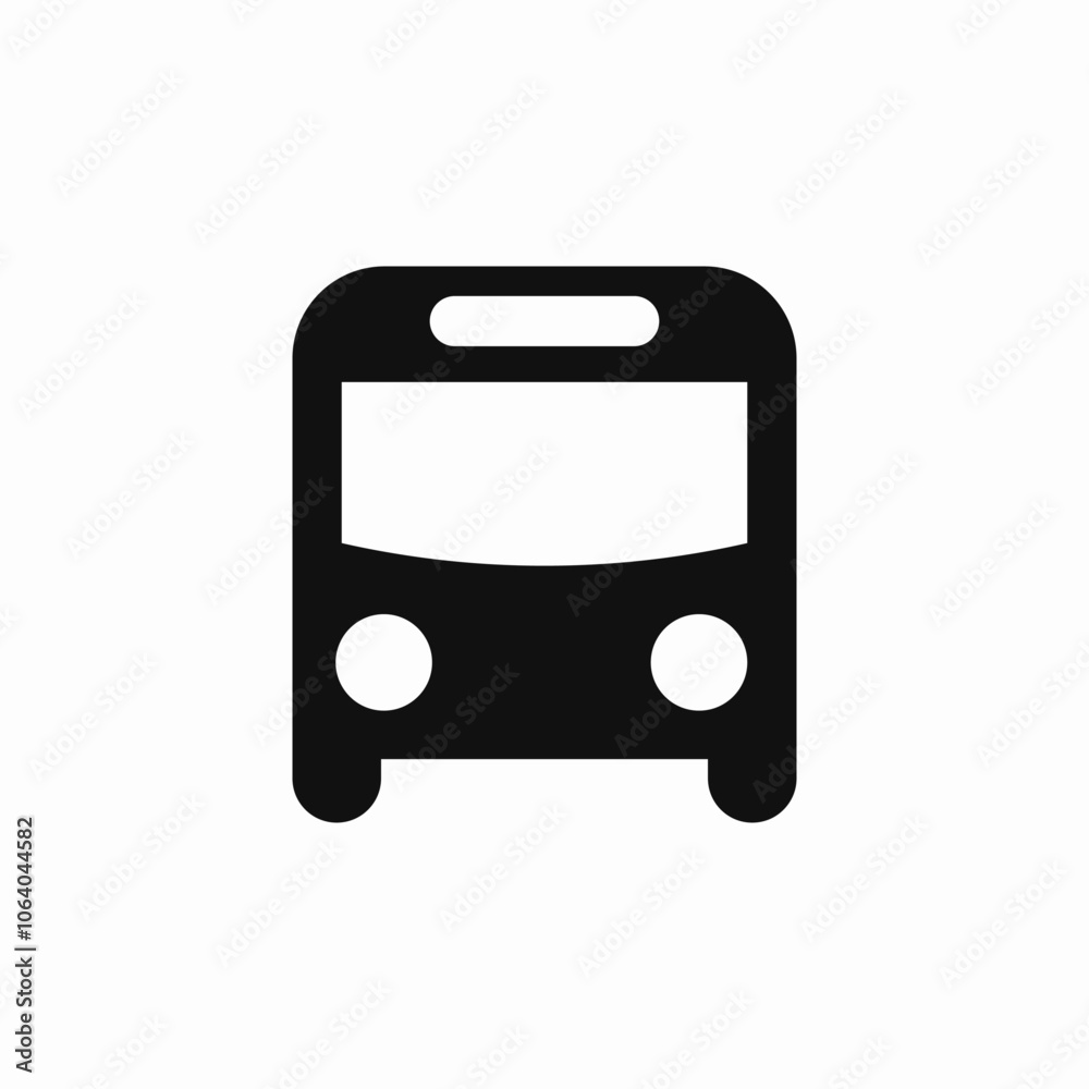 bus public transportation icon sign vector bus public transportation icon sign vector