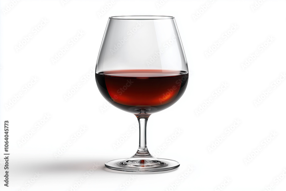 Glass of red wine on white isolated background Glass of red wine on white isolated background