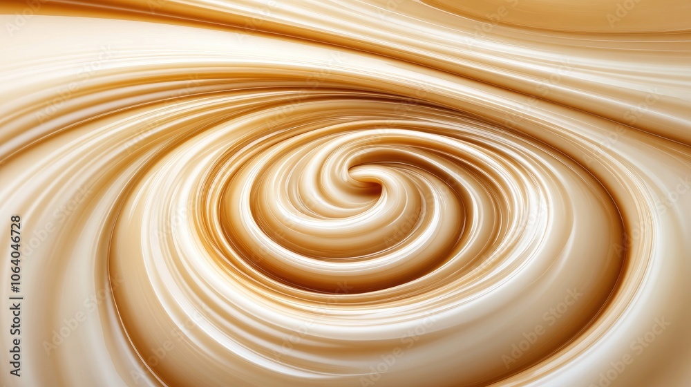 A mesmerizing cream swirl dances gracefully in soft curves against a smooth background, inviting the viewer into its rich texture and warm tones A mesmerizing cream swirl dances gracefully in soft curves against a smooth background, inviting the viewer into its rich texture and warm tones
