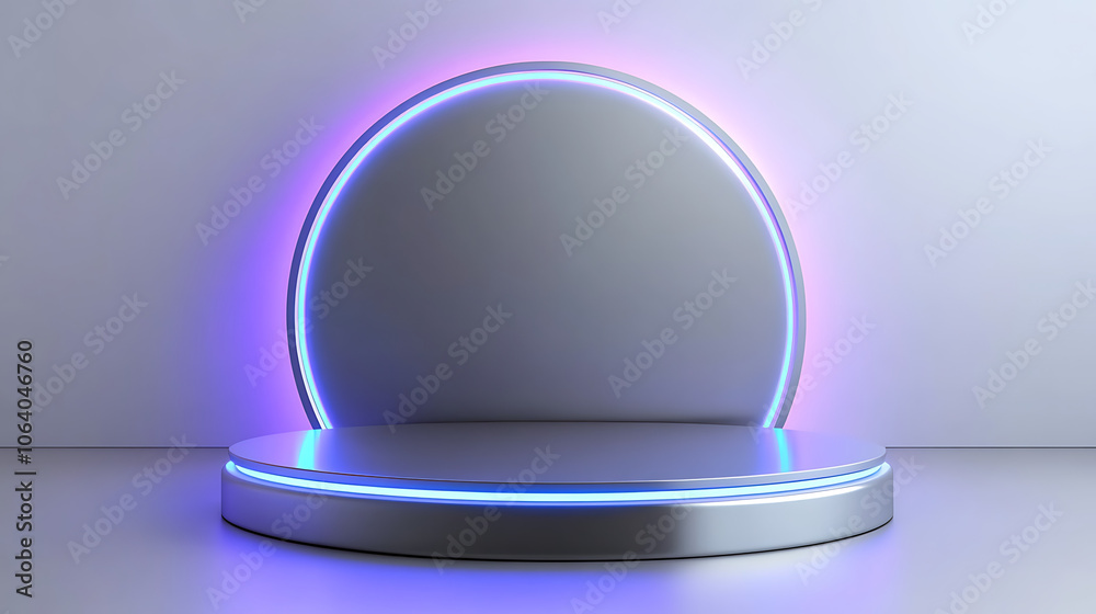 round shape 3D light room decor round shape 3D light room decor