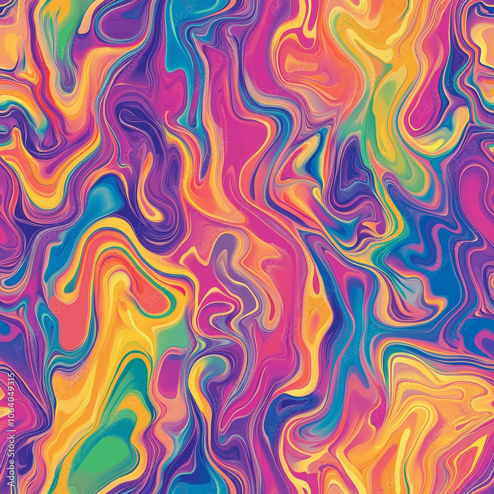 Psychedelic Color Swirls Psychedelic Color Swirls