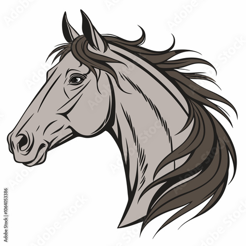 Wallpaper Mural horse silhouette Torontodigital.ca