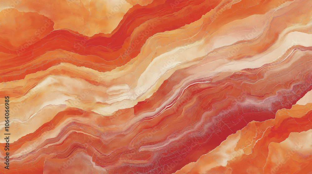 A red and orange rock formation A red and orange rock formation