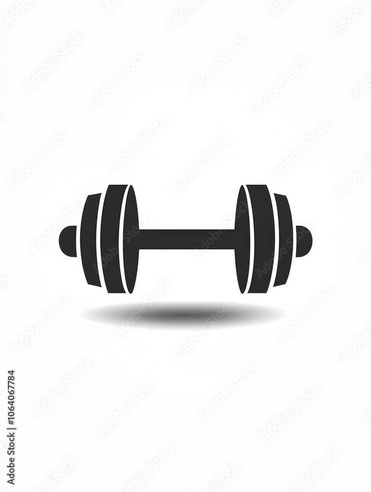 Simple Dumbell weightlifting Gym Sports Training Fitness icon logo Symbol Simple Dumbell weightlifting Gym Sports Training Fitness icon logo Symbol
