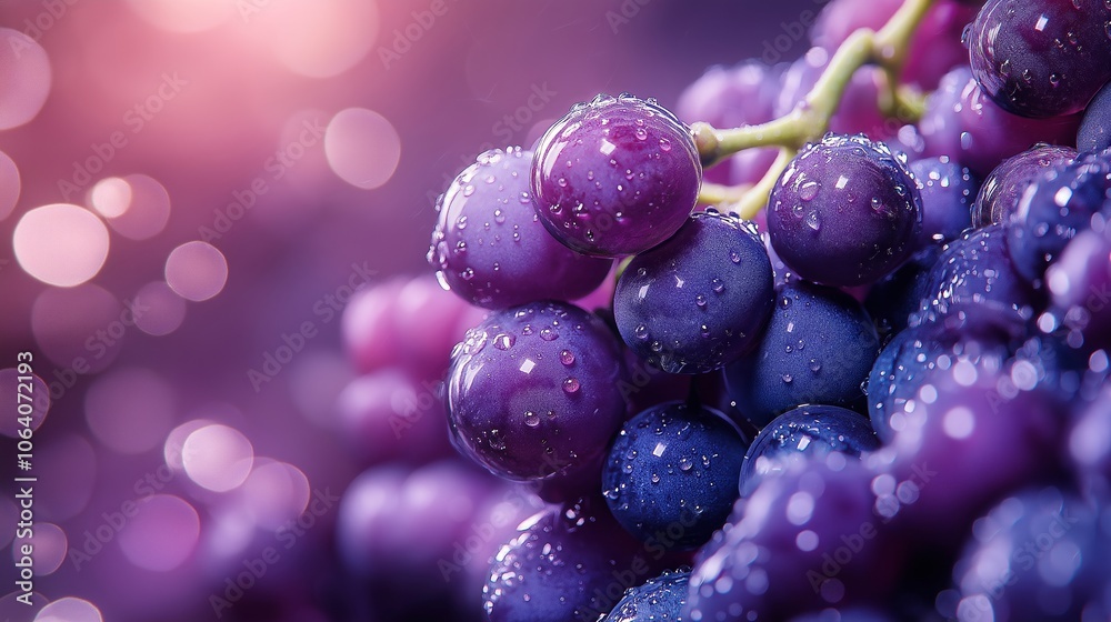 fresh grapes with dew fresh grapes with dew