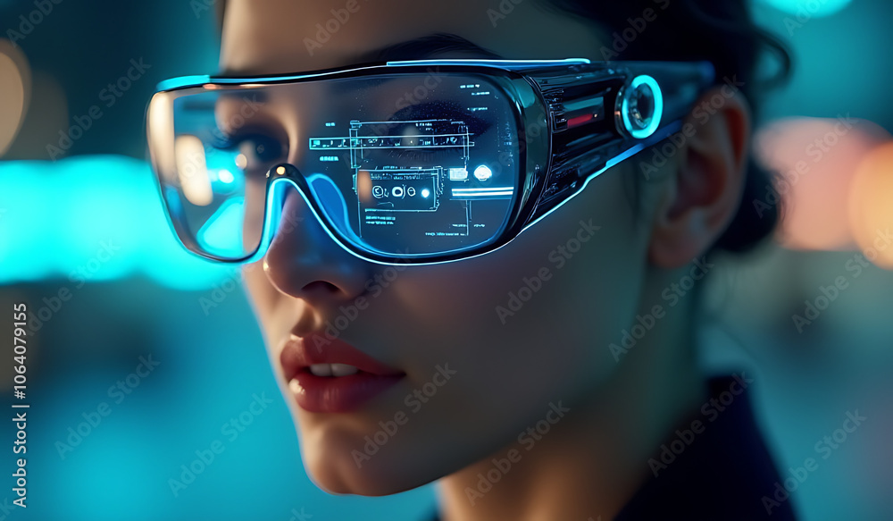 futuristic smart glasses ar display offer innovative functional wearable tech solutions everyday use various applications futuristic smart glasses ar display offer innovative functional wearable tech solutions everyday use various applications