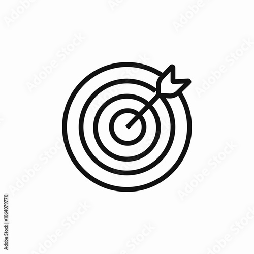 targeting shoot icon sign vector