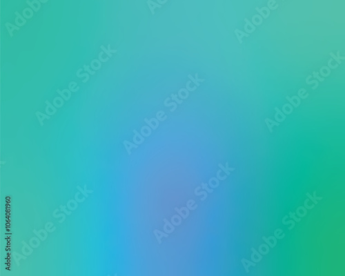 Peaceful Green And Blue Gradient Color Background For Versatile Design