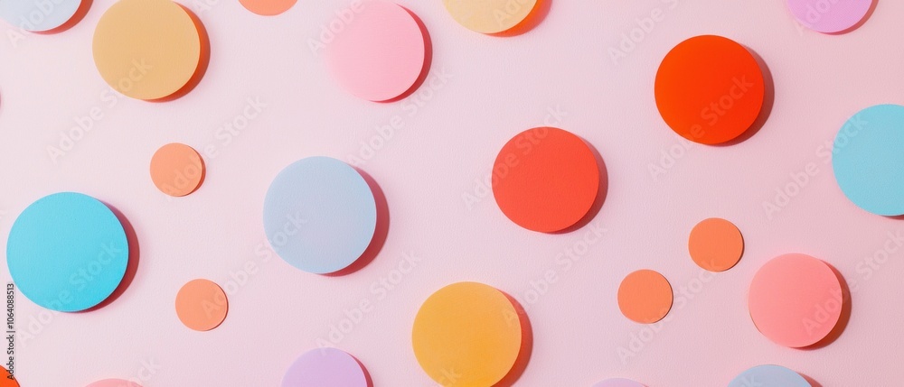 A colorful background with many small circles of different colors A colorful background with many small circles of different colors