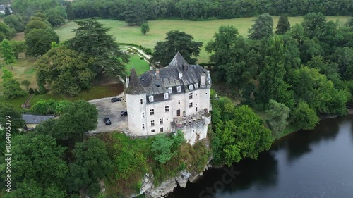 drone video Treyne castle france europe photo