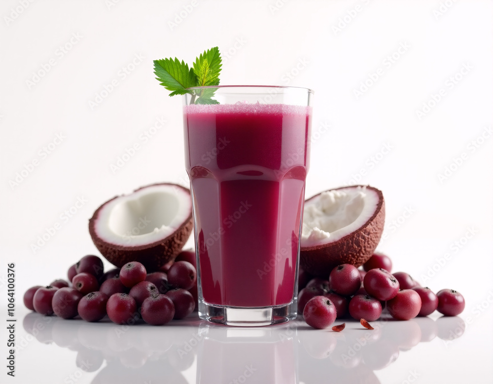 food on white background. Generative ai. food on white background. Generative ai.