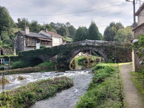 Puente de Roibeira en Betanzos, Galicia photo