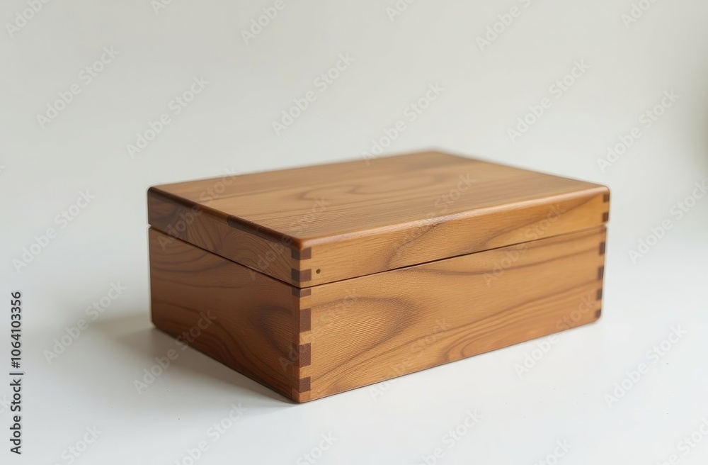 wooden box on white background. wooden box on white background.