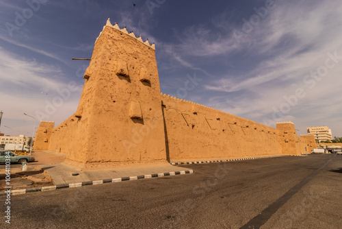 Konstfotografi Walls of Qishlah Palace in Ha'il, Saudi Arabia