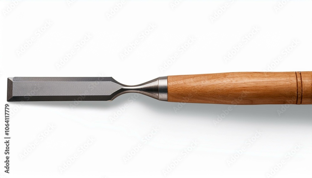 Modern chisel isolated on white. Carpenter's tool on isolate White background, PNG Modern chisel isolated on white. Carpenter's tool on isolate White background, PNG