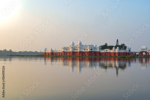 View of Neermahal , in Rudrasagar Lake , Tripura , India. photo