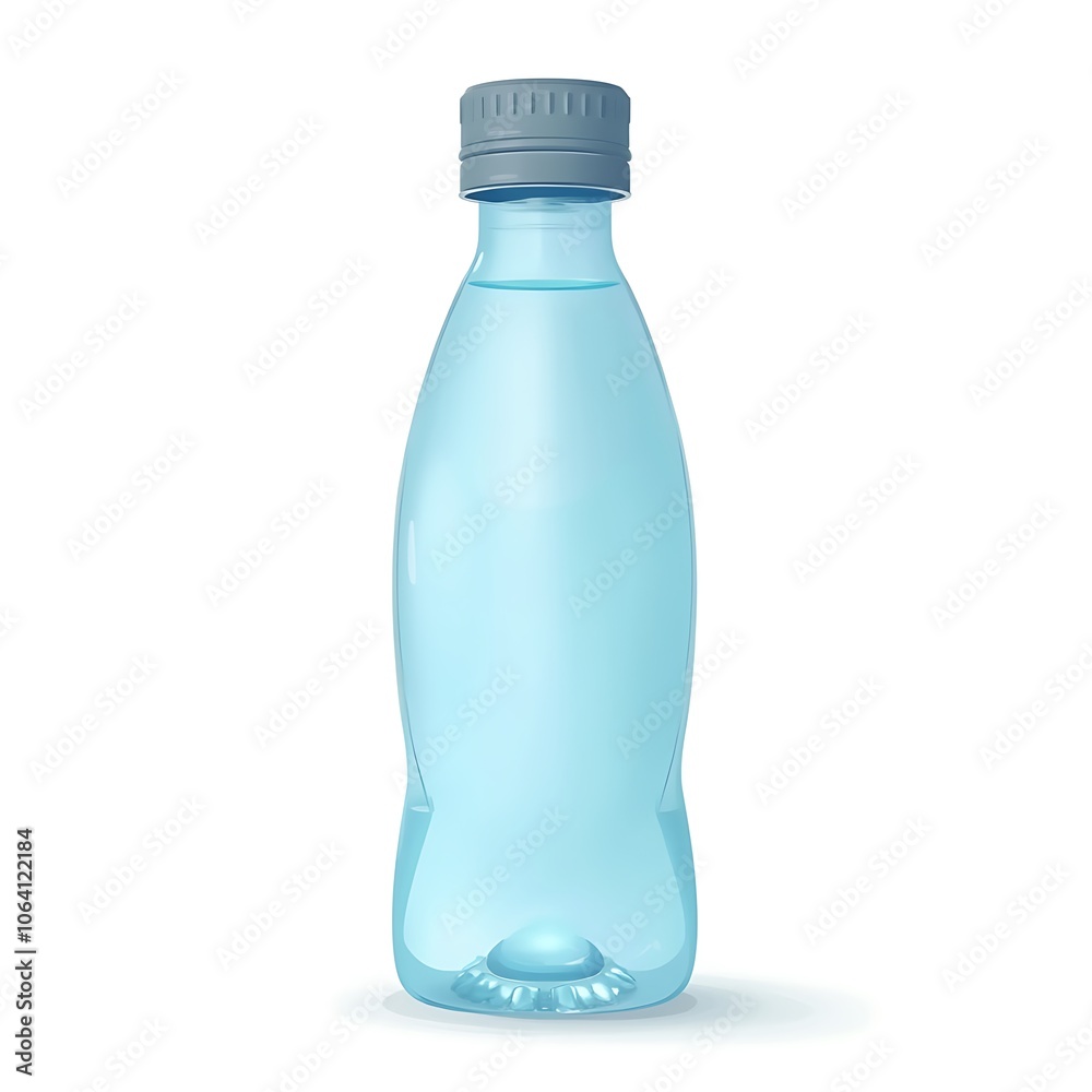 Water Bottle Vector Icon for Hydration and Wellness Themes Water Bottle Vector Icon for Hydration and Wellness Themes