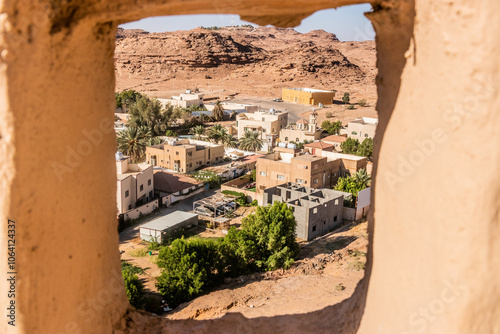 View from Zabal (Zaabal) castle in Sakaka, Saudi Arabia