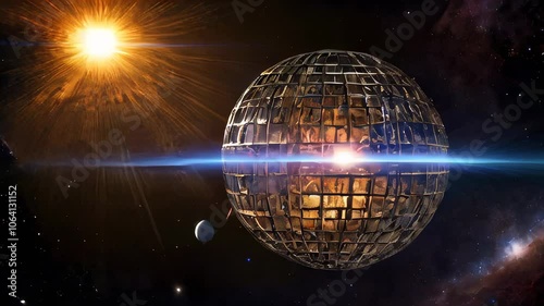 Exploring the Wonders of a Dyson Sphere Enveloping the Sun in Deep Space
