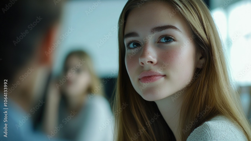 Contemplative Young Woman Contemplative Young Woman