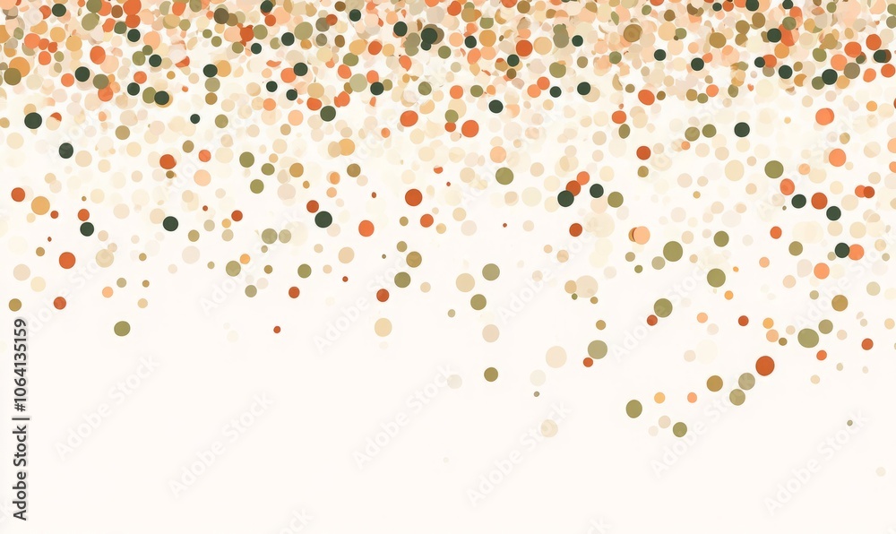 Background of Confetti Sprinkles in Beige Colors. Festive Template for Holidays and Celebrations Background of Confetti Sprinkles in Beige Colors. Festive Template for Holidays and Celebrations