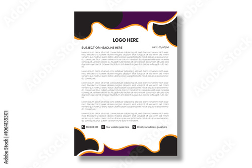 Creative Letterhead Design Template.