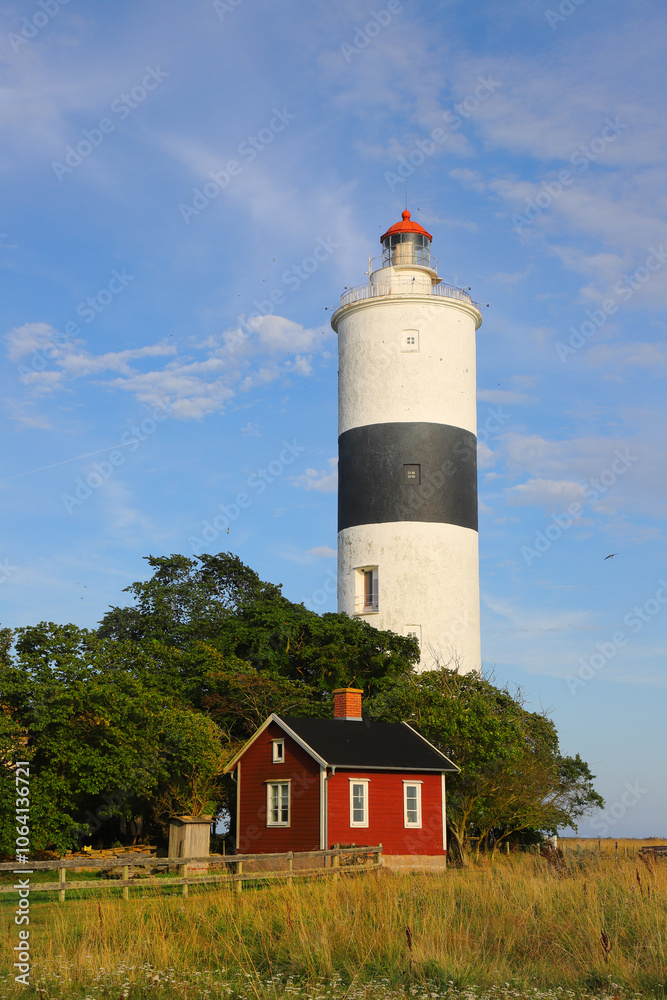 Lighthouse located at the southern cape of the Swedish province of Oland.