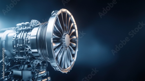 Explore the ultrarealistic mockup of a cutting-edge high-scale engine design that redefines technology and innovation photo