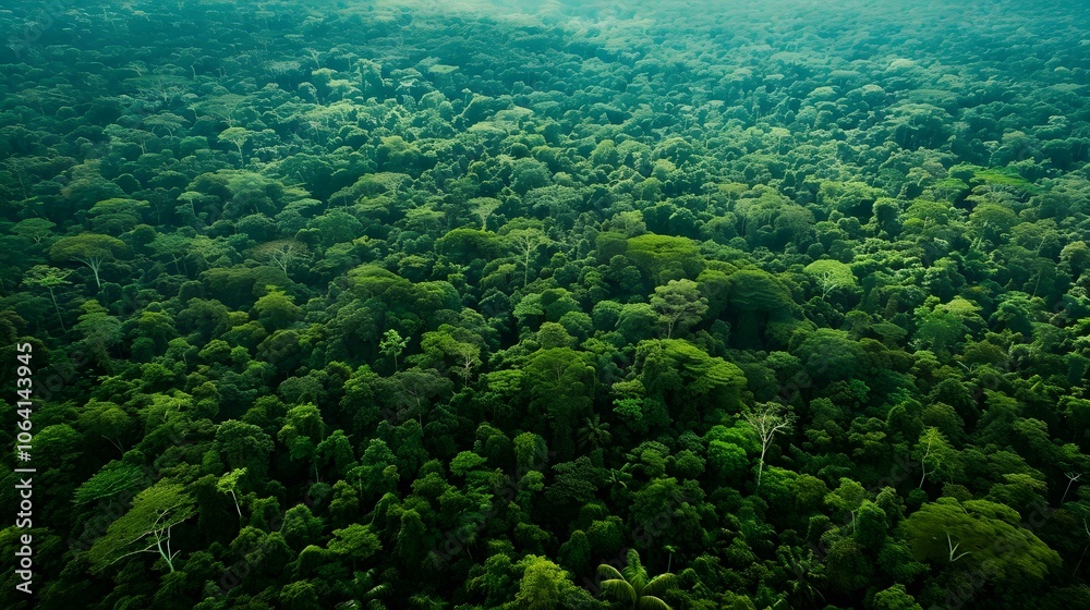 Aerial view of Amazon rainforest in Brazil, South America. Green forest. Bird's-eye view. Aerial view of Amazon rainforest in Brazil, South America. Green forest. Bird's-eye view.