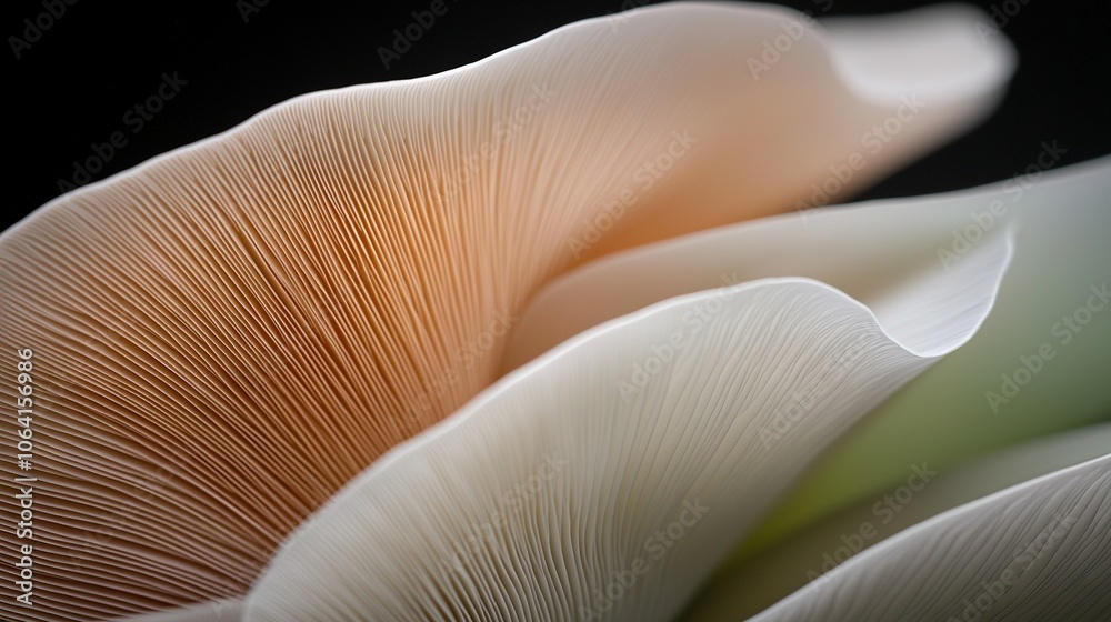 a pure white flower in sharp contrast against an ebony backdrop, with a gentle blur around its central point a pure white flower in sharp contrast against an ebony backdrop, with a gentle blur around its central point