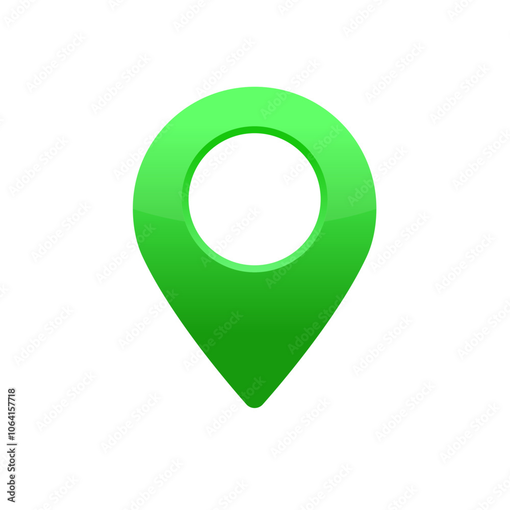 Green pin icon design. Vector illustration of a red marker for maps or navigation systems. Transparent SVG file. Green pin icon design. Vector illustration of a red marker for maps or navigation systems. Transparent SVG file.