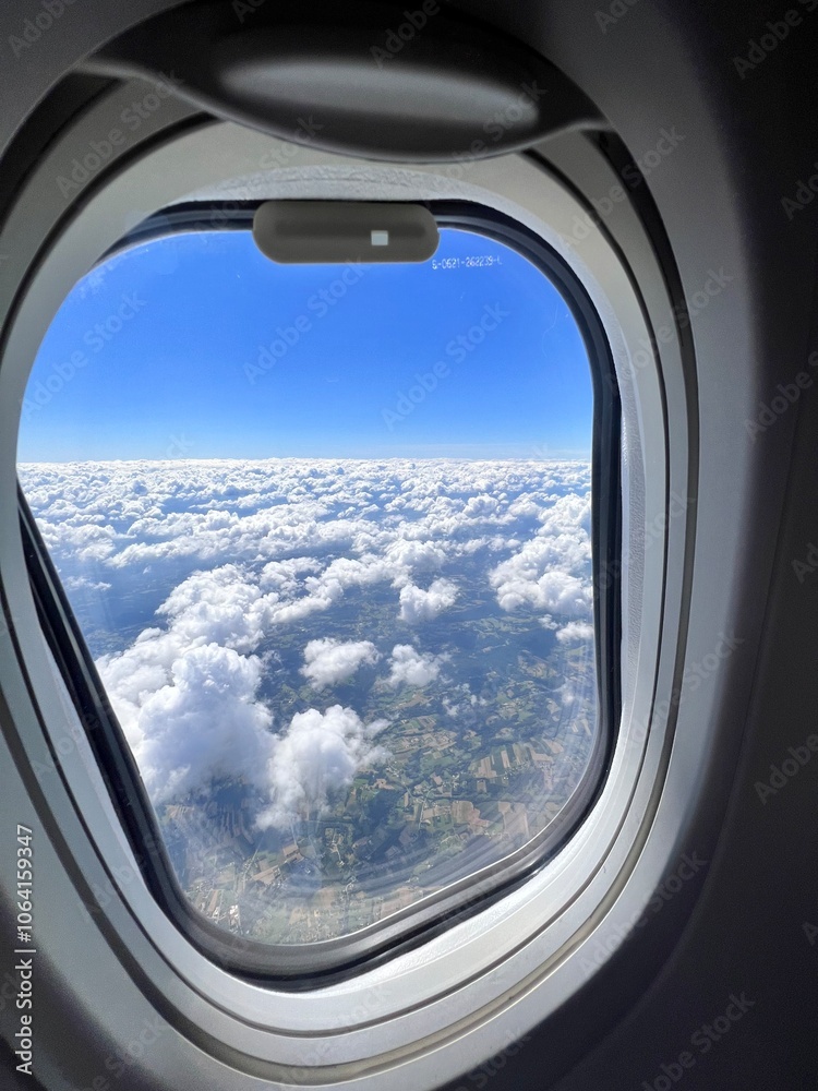 view from airplane window