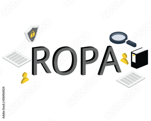 ROPA or Record of Processing Activities for security log to audit or check the document
