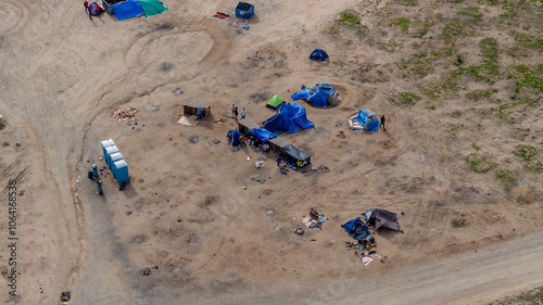 Unsanctioned Settlement: Illegal Immigrant Camp Raises Concerns on US Soil in Jacumba, California photo