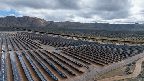 Guardian Barrier: Jacumba Hot Springs Border Wall Securing the US-Mexico Divide photo