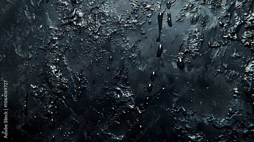Falling raindrops isolated on black background. Falling water drops texture. Realistic rain with clouds and fog. Falling raindrops isolated on black background. Falling water drops texture. Realistic rain with clouds and fog.