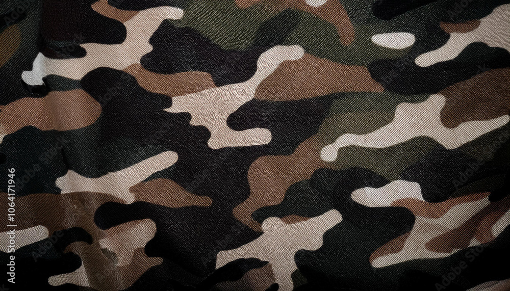 Naklejka premium Camouflage Pattern Background