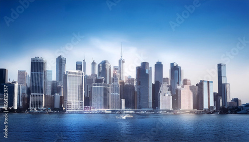 Close-Up of a Downtown Cityscape