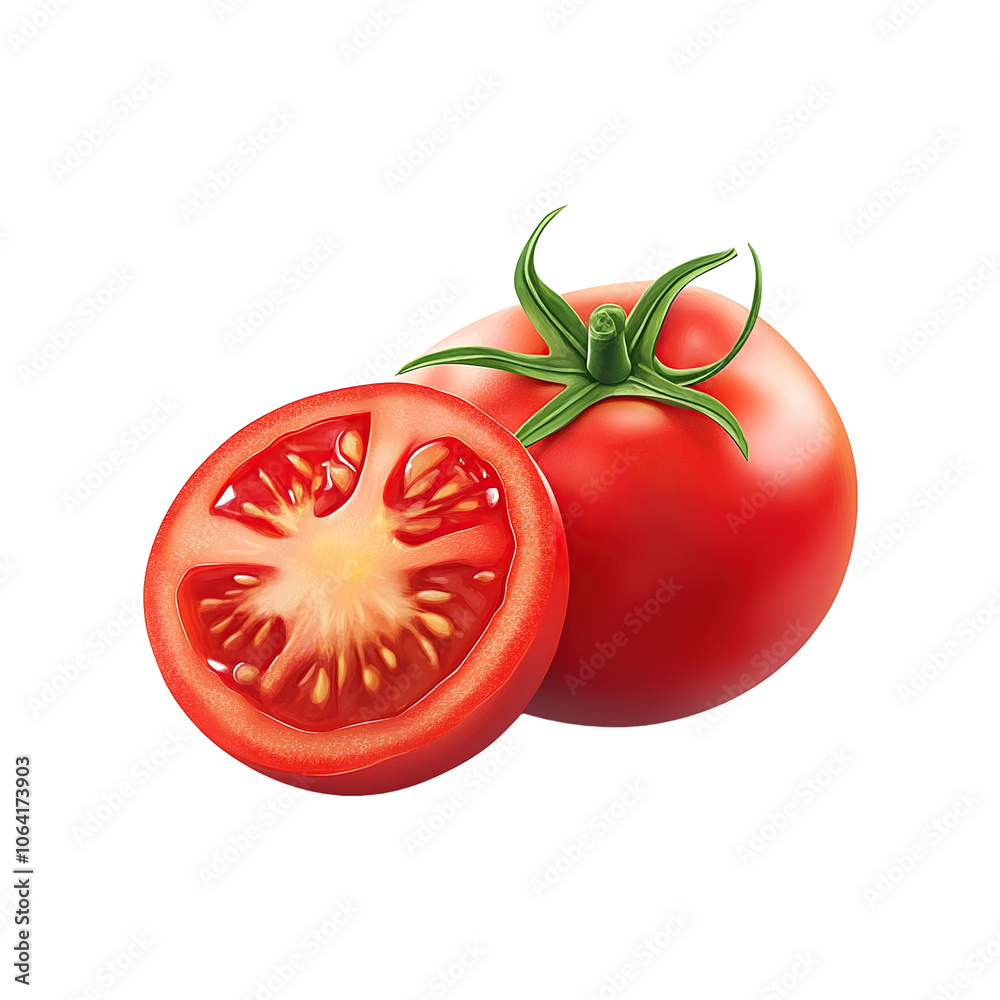 3d Fresh Red Tomatoes Isolated Transparent Background 3d Fresh Red Tomatoes Isolated Transparent Background