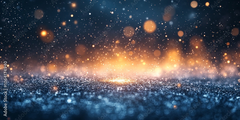 Christmas star shines over snowy forest under a starry night sky Christmas star shines over snowy forest under a starry night sky