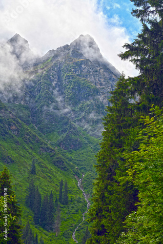 Das Valzifenztal in St. Gallenkirch im Montafon (Vorarlberg, Österreich) photo