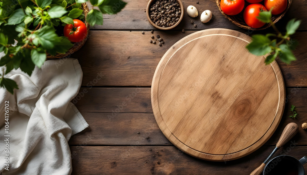 Circular Wooden Cutting Board, Perfect for Serving and Cooking Prep Circular Wooden Cutting Board, Perfect for Serving and Cooking Prep