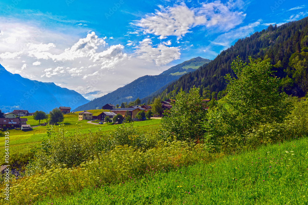 Fototapeta premium Gortipohl / St. Gallenkirch im Montafon (Vorarlberg)