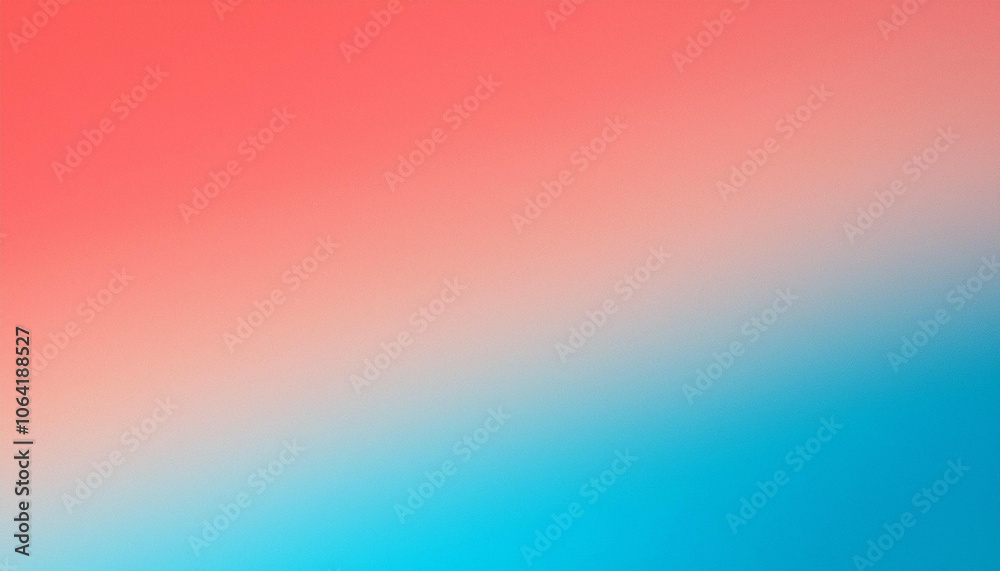 Serene Coral-Aqua Gradient: A calming blend.